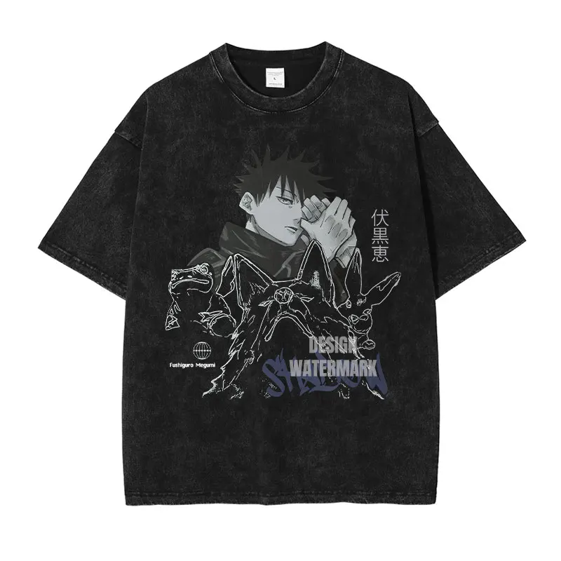 T-shirt Jujutsu Kaisen Megumi Shikigami 1